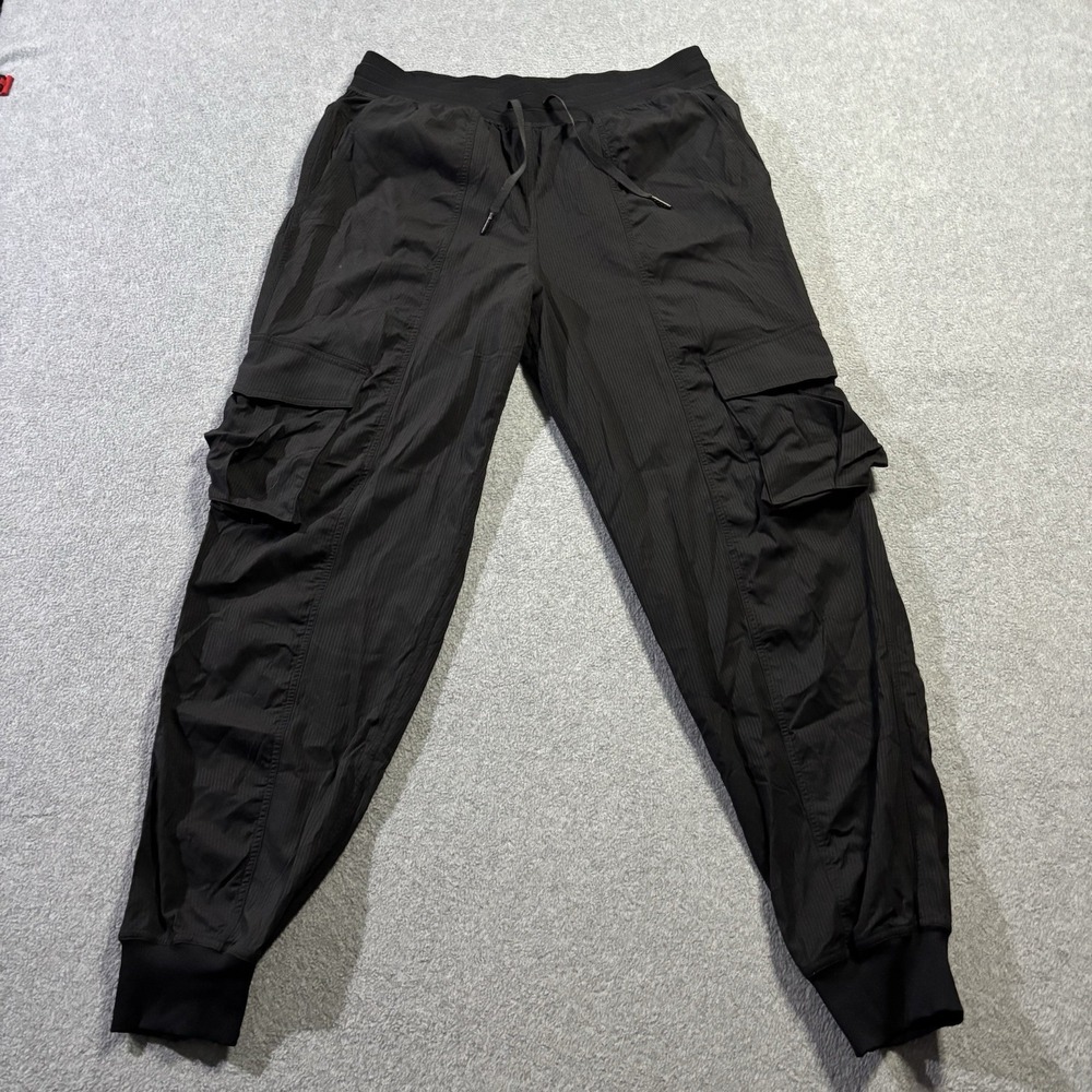 Lululemon Dance Studio Relaxed-Fit Mid-Rise Cargo Jogger Black Size Medium